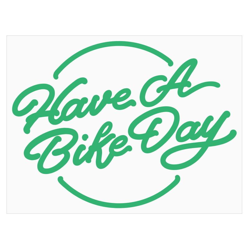 HAVE A BIKE DAY.ステッカー HABD NEON LOGO Sサイズ 抜き文字タイプ