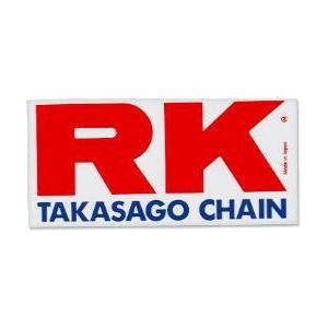 NGK 東洋マーク RK アールケー TAKASAGO CHAIN ステッカー レッド 42mm