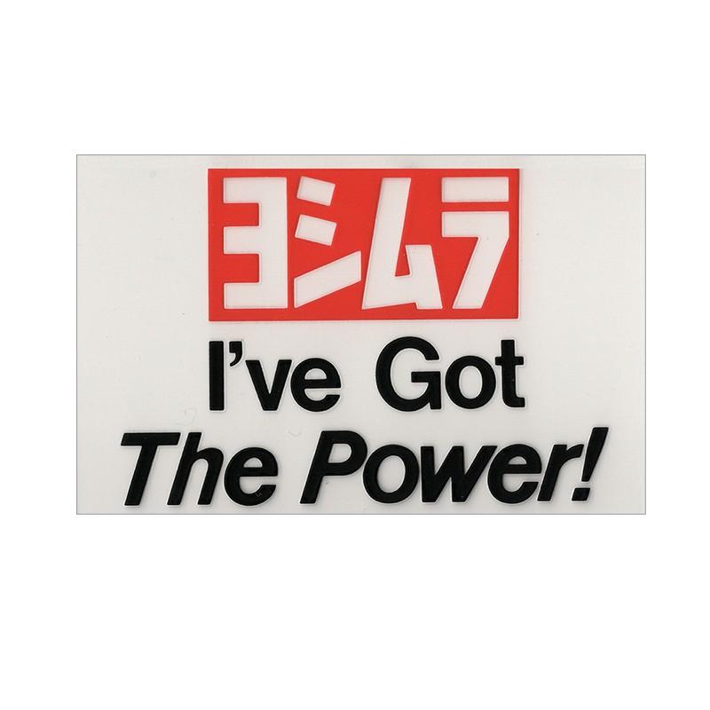 東洋マーク ヨシムラステッカー I've Got The Power! ブラック 転写