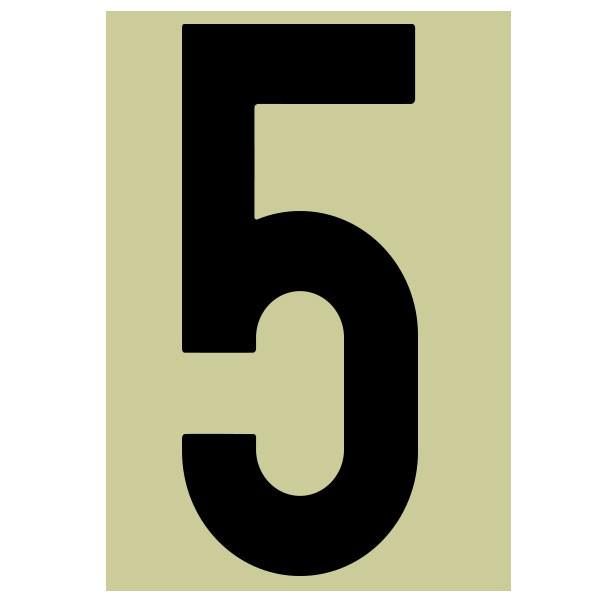 バイク レース用 ゼッケンナンバーステッカー Mサイズ 数字とカラーが