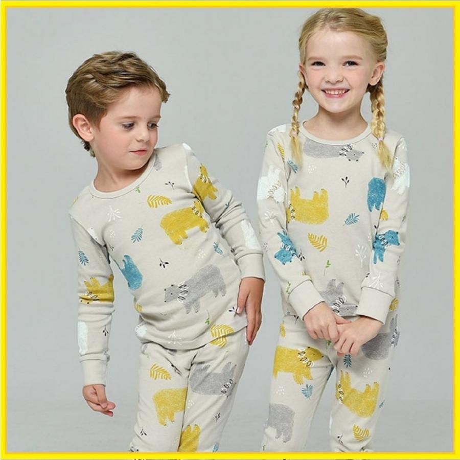 女の子 パジャマ 長袖 ベアーズ 80 160 薄手 綿100 春 秋 冬 ガールズ 韓国子供服 セットアップ Ftbbzg ベビ キッズ肌着あるこんたるこん 通販 Yahoo ショッピング