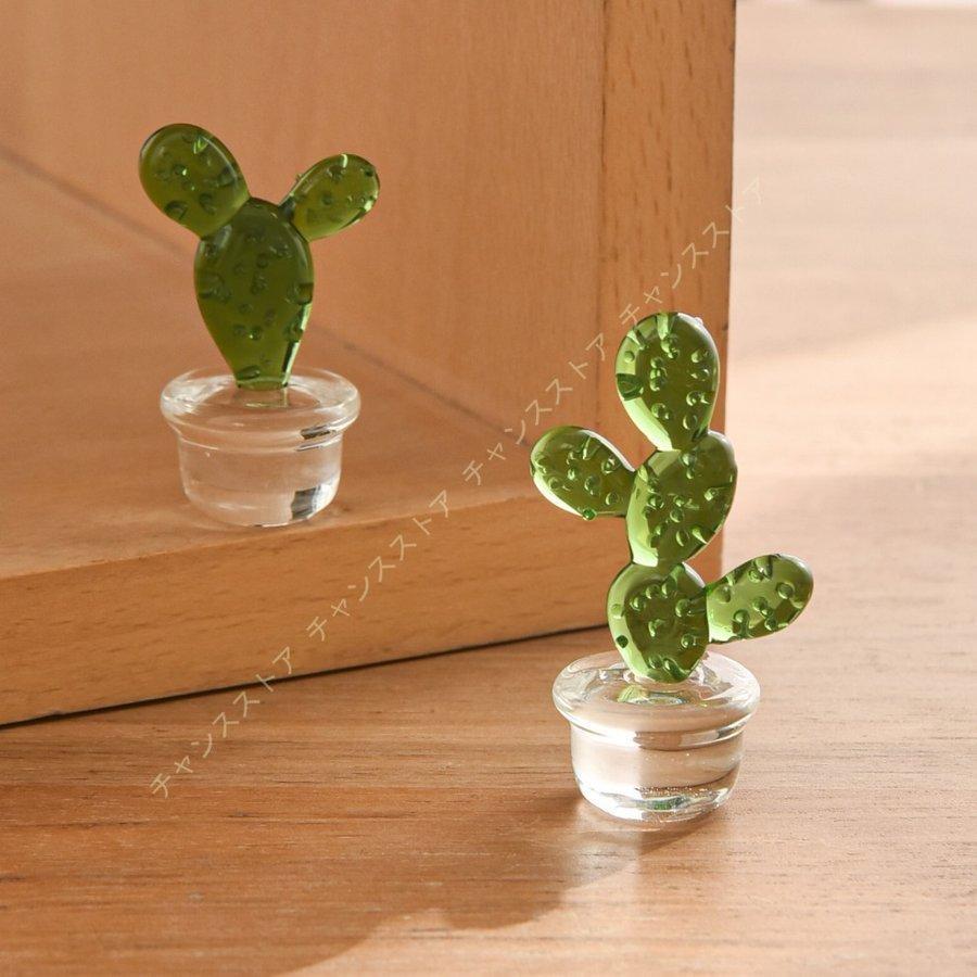 サボテン 置物 可愛い ガラス細工 ウチワサボテン かわいい サボテン 置物 可愛い ガラス細工 ウチワサボテン かわいい