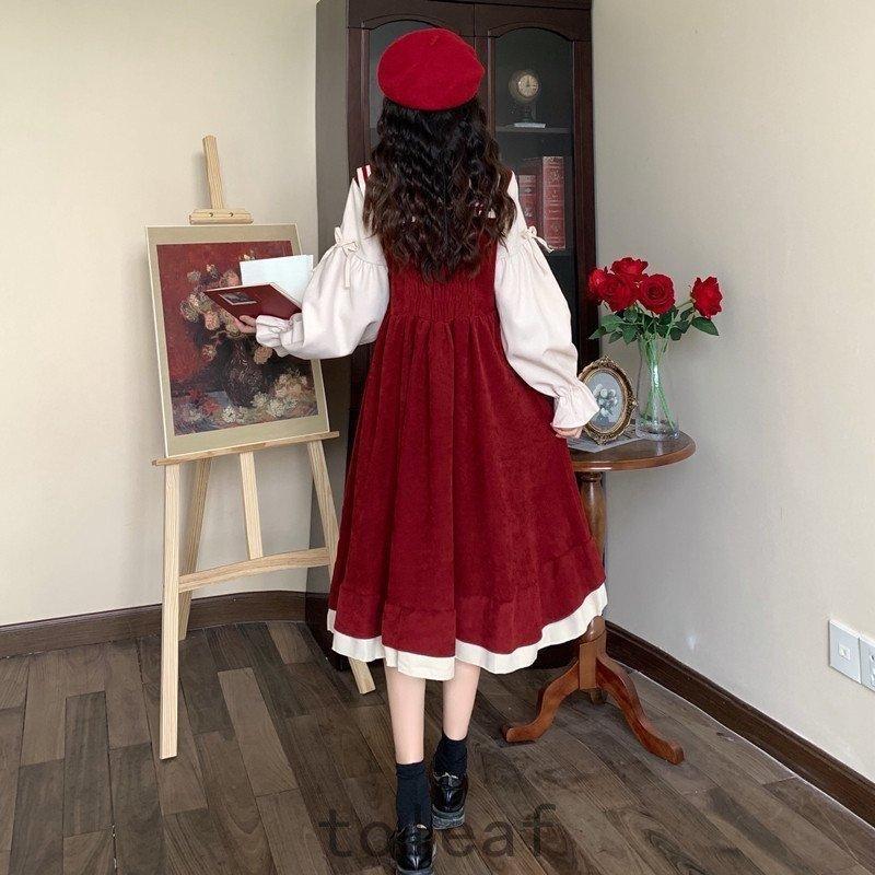 ロリータ ワンピース ゴスロリ レディース ゆめかわいい Lolita 長袖 A 