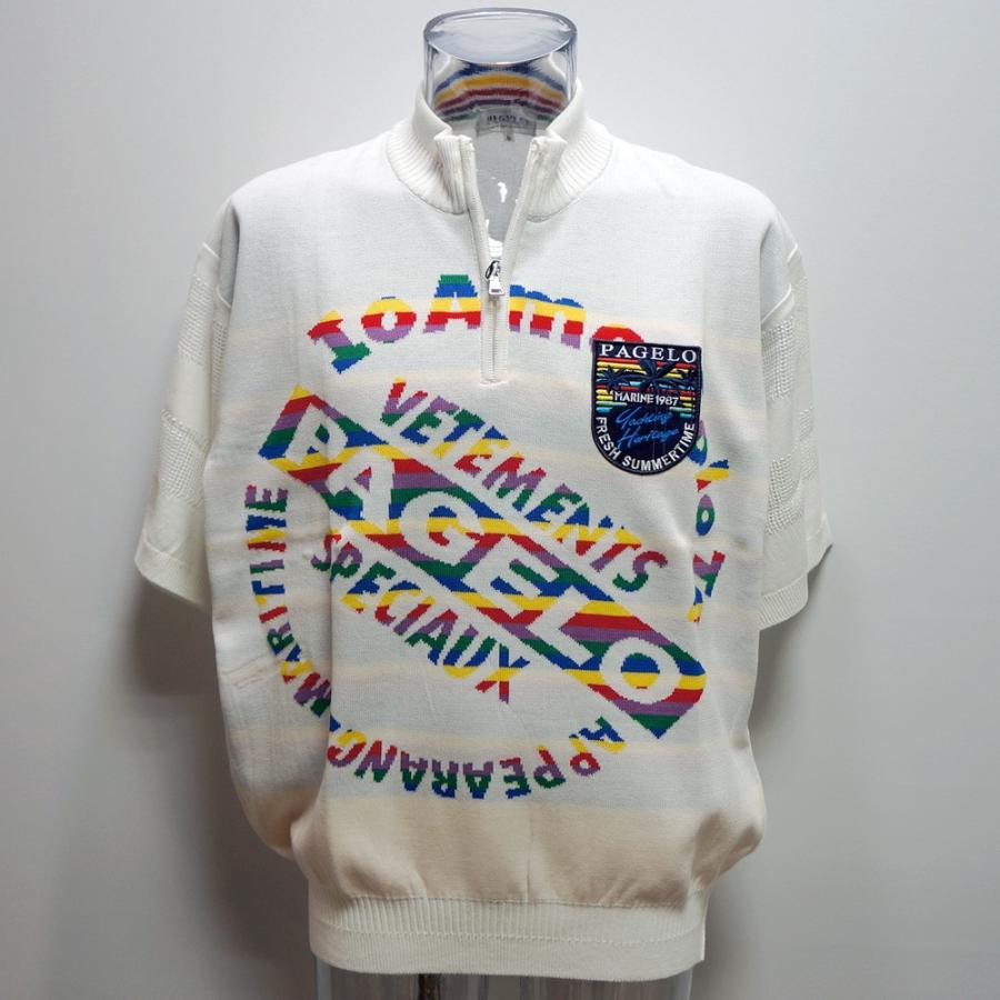 Pagelo パジェロ 春夏 Ss 新作 半袖サマーセーター L Ll 01 7602 07 01 正規販売店