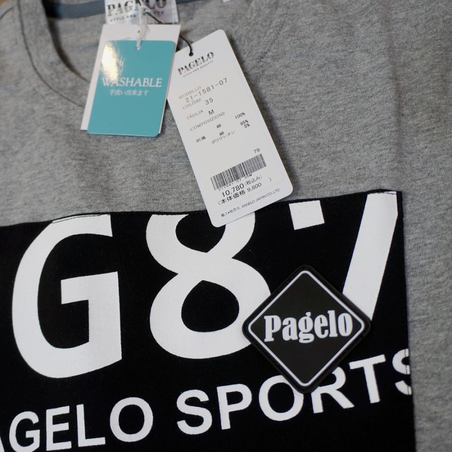 PAGELO パジェロ 22 春夏 SS 新作・長袖 Tシャツ(M)(L)(LL)21-1581-07-35｜aldo-youhin｜05