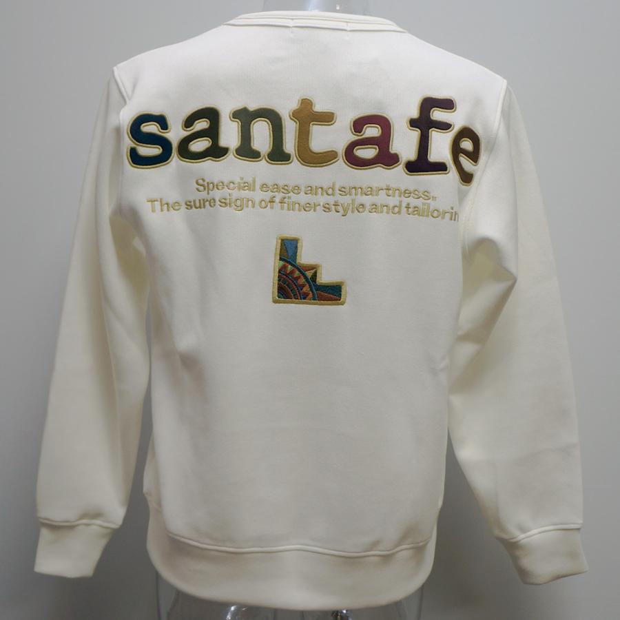 サンタフェ サンタフェ・定番・丸首 バックアップリケ刺繍 サンタフェ サンタフェ・定番・丸首 バックアップリケ刺繍