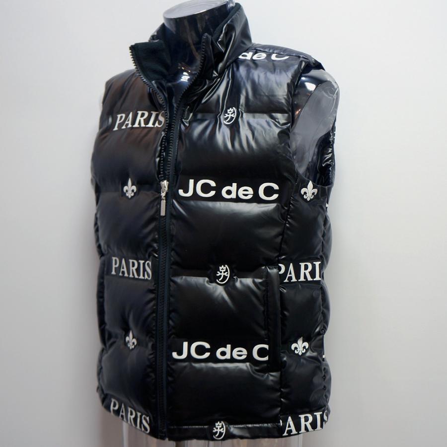 美品　カステルバジャック 総柄 ダウンジャケット　2way 黒　2 2022秋冬新作 カステルバジャック モノグラム総柄 フード付