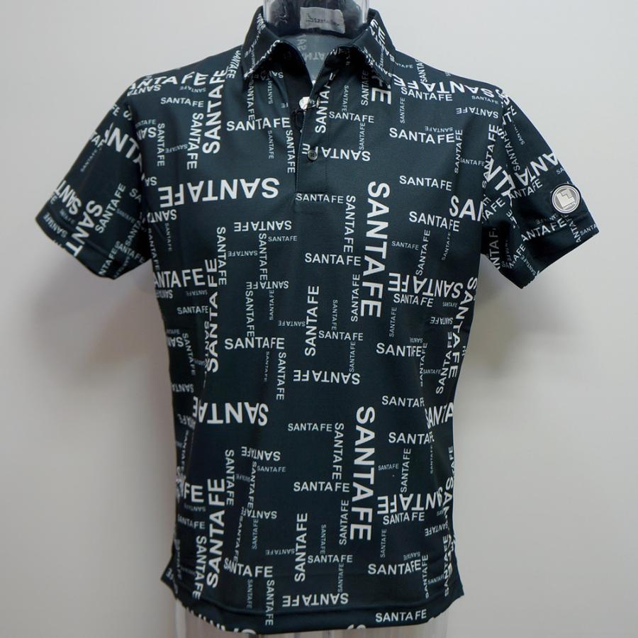 サンタフェ  半袖　鹿の子ポロシャツ santafe サンタフェ サンタフェ・22 春夏 SS 新作・ポリエステル100鹿の子