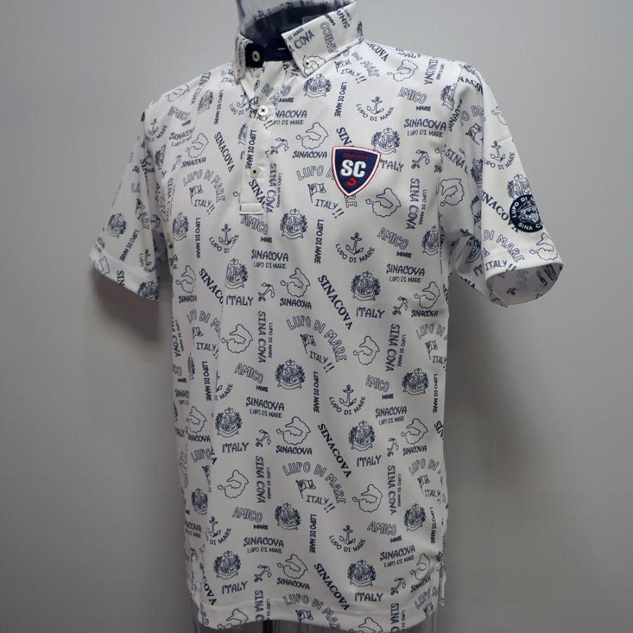 22150510-100L シナコバ半袖 ゴルフ メンズウェア 