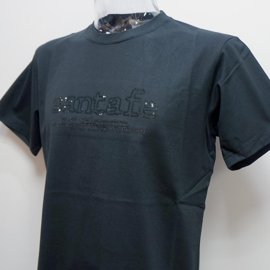 サンタフェ・23 春夏 SS 新作・スパンコール 半袖Tシャツ(L)(LL)(3L)23-85803-018｜aldo-youhin｜03