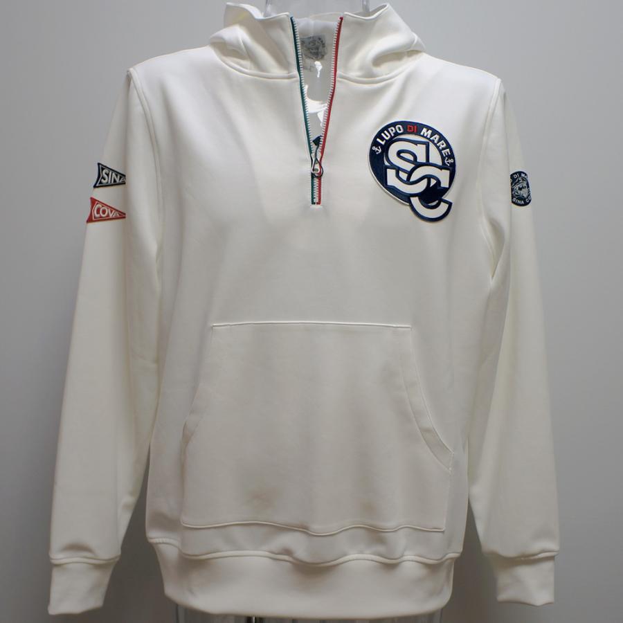 新品未使用品 シナコバメンズ 2024秋冬新作 シナコバハーフジップパーカー SINA COVA（シナコバ） シナコバ・24 春夏 SS 新作・ハーフZIP