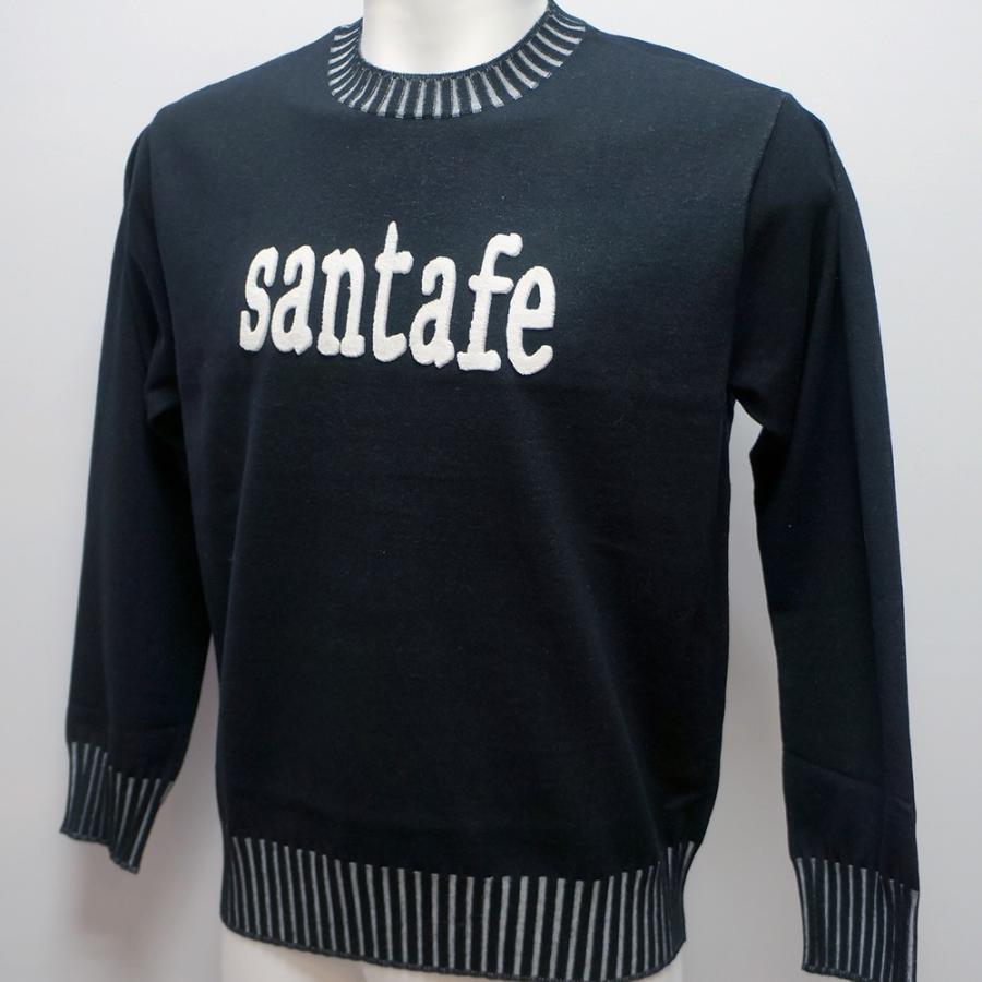 サンタフェ・25 AW 秋冬・綿カシミヤ 丸首 セーター(L)(LL)(3L)(4L)25-14801-019_2