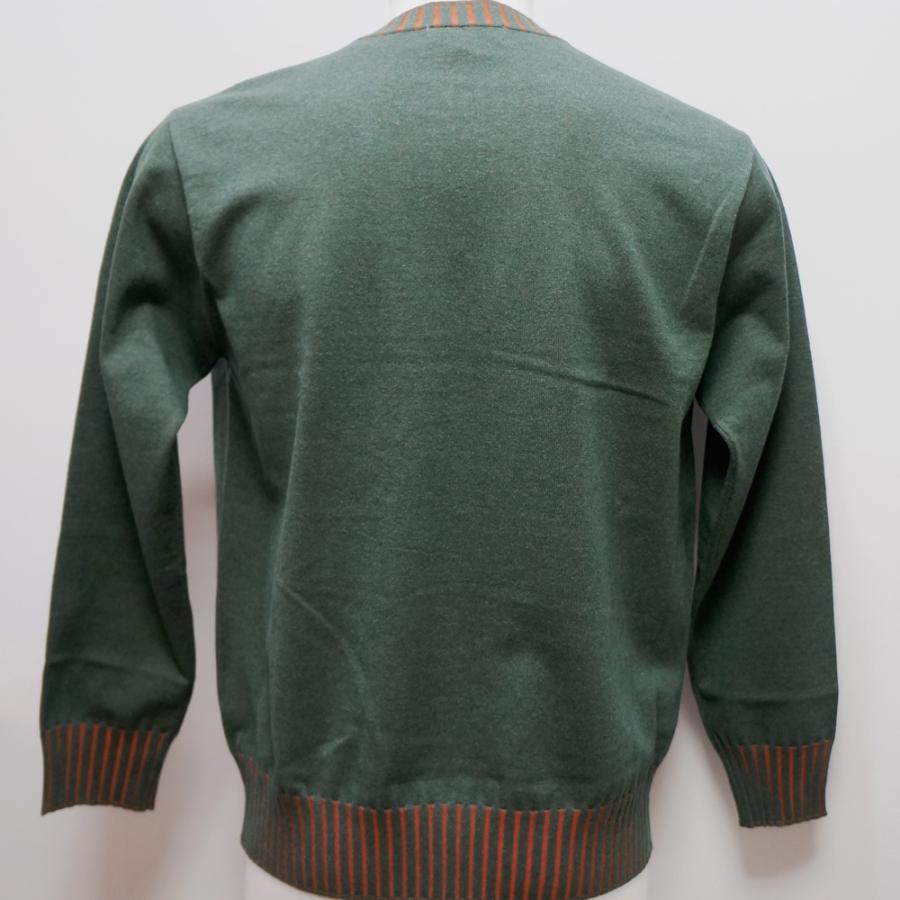 サンタフェ サンタフェ・25 AW 秋冬・綿カシミヤ 丸首 セーター(L)(LL 
