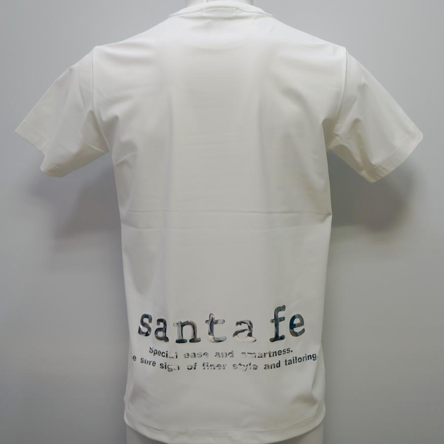 サンタフェ　半袖Ｔシャツ　(白色•ＬＬサイズ) サンタフェ サンタフェ・25 春夏 SS 新作・シルバー艶あり