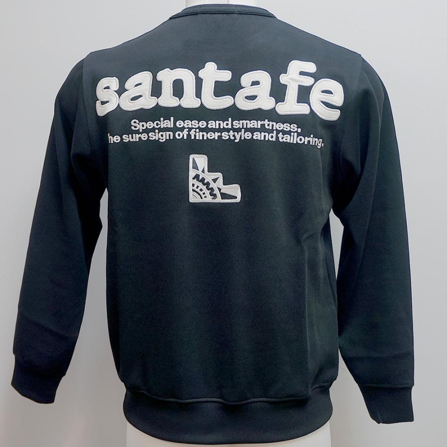 サンタフェ サンタフェ・25 SS・丸首 バックアップリケ刺繍 トレーナー