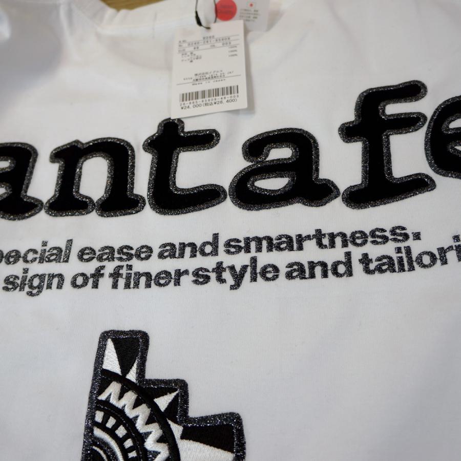サンタフェ Santa Fe 転写プリント Tシャツ セットアップ 50 yl1 サンタフェ サンタフェ・26 春夏 SS 新作・バックアップリケ 七分袖 T