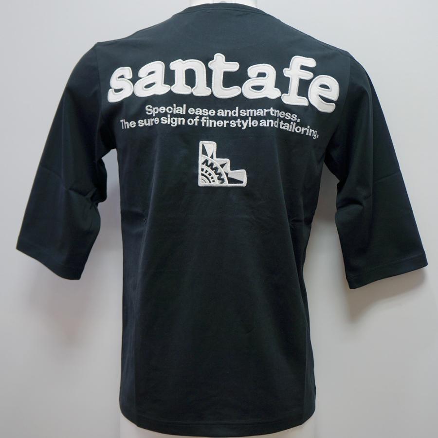 サンタフェ Santa Fe 転写プリント Tシャツ セットアップ 50 yl1 サンタフェ サンタフェ・26 春夏 SS 新作・バックアップリケ 七分袖 T