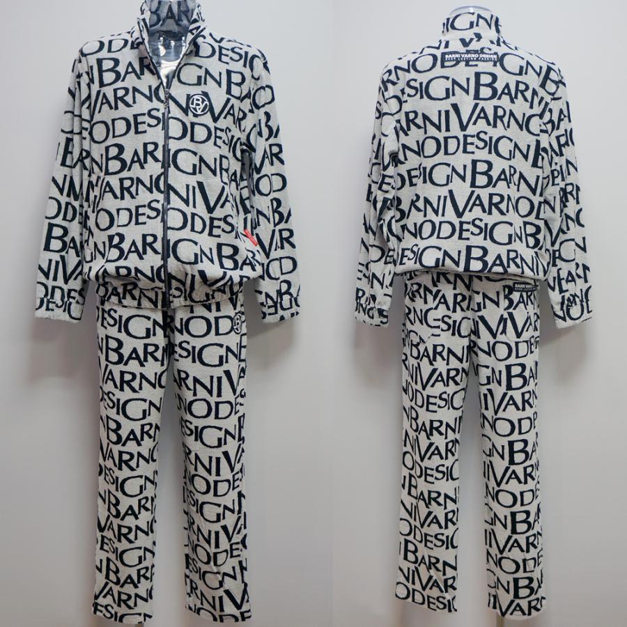 バーニヴァーノ ロゴ総柄パイル ジャケット上下 Ll 22 春夏 Ss 新作 Bss Lsb4219 01 Ll Bss Lsp4221 01 Ll Barni Varno お年玉セール特価