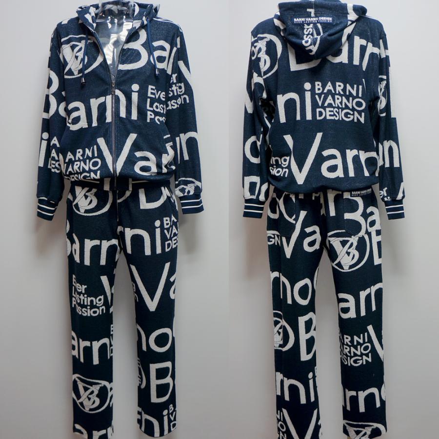 バーニヴァーノ・ロゴパイル パーカー上下(L) 23 春夏 SS 新作 BSS 