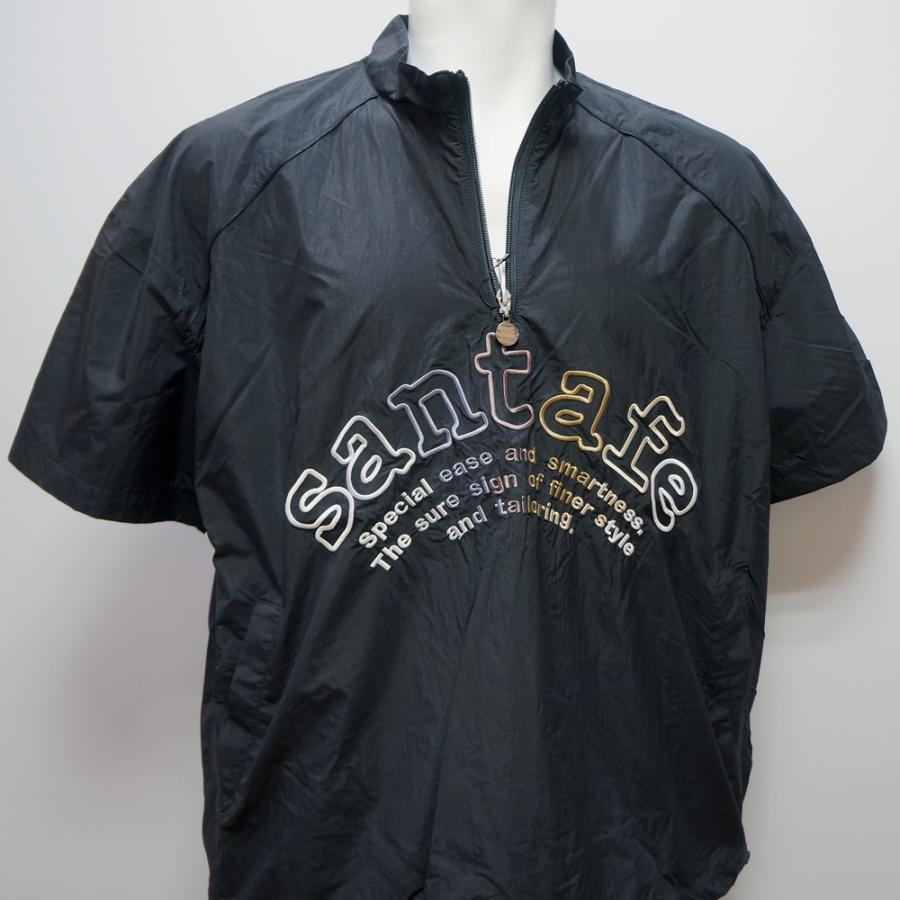 サンタフェ・26 春夏 SS 新作・シャカシャカ 半袖ハーフZIP 短パン 上下(L)(LL)(3L)(4L)26-55403-019　26-55404-019の画像