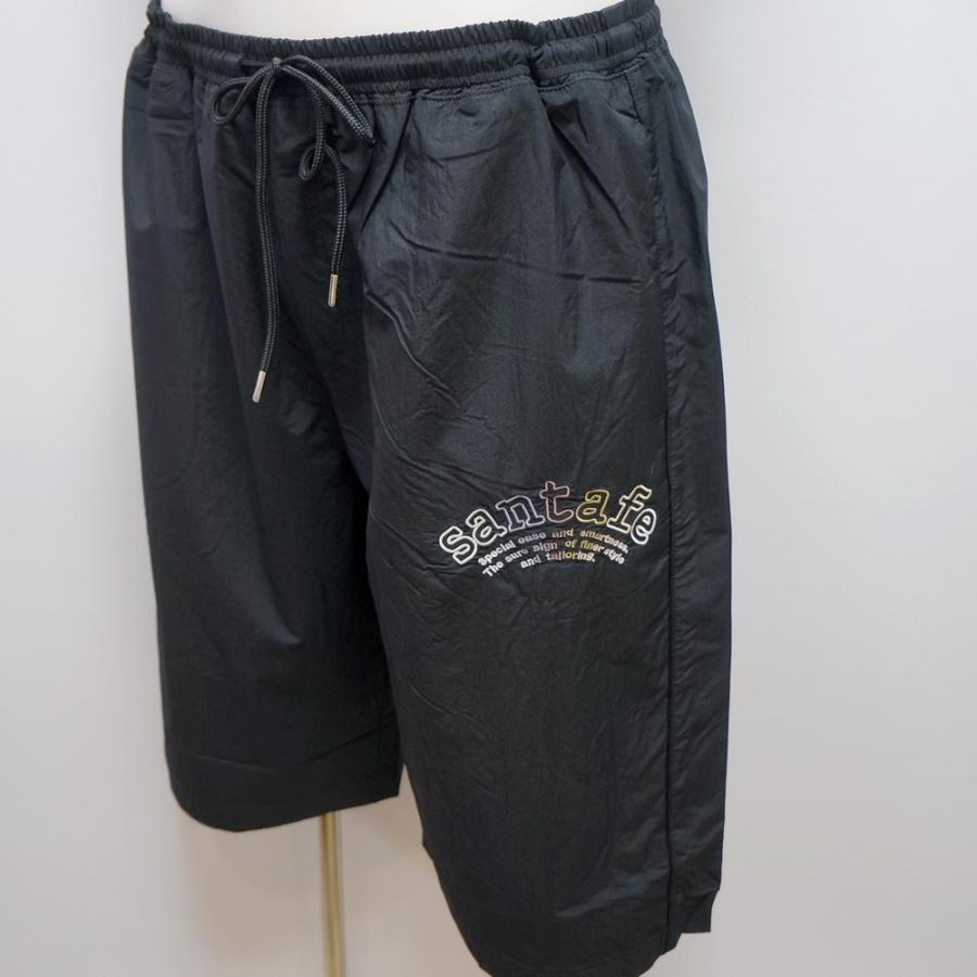 サンタフェ・26 春夏 SS 新作・シャカシャカ 半袖ハーフZIP 短パン 上下(L)(LL)(3L)(4L)26-55403-019　26-55404-019の画像