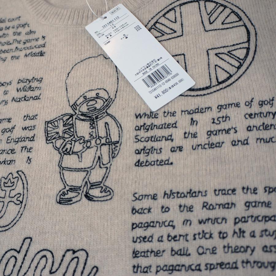 カステルバンジャック観光地刺繍 ニットセーター Lサイズ カステルバジャック ニットセーター | 神戸 新開地 ブランド紳士