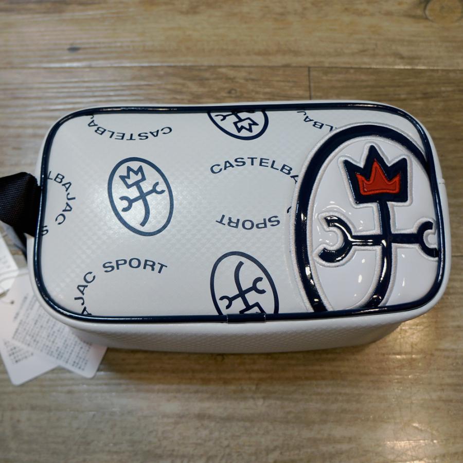 CASTELBAJAC - カステルバジャック ポーチ  7232381308  ホワイト CASTELBAJAC カステルバジャック スポーツ・22 秋冬 新作