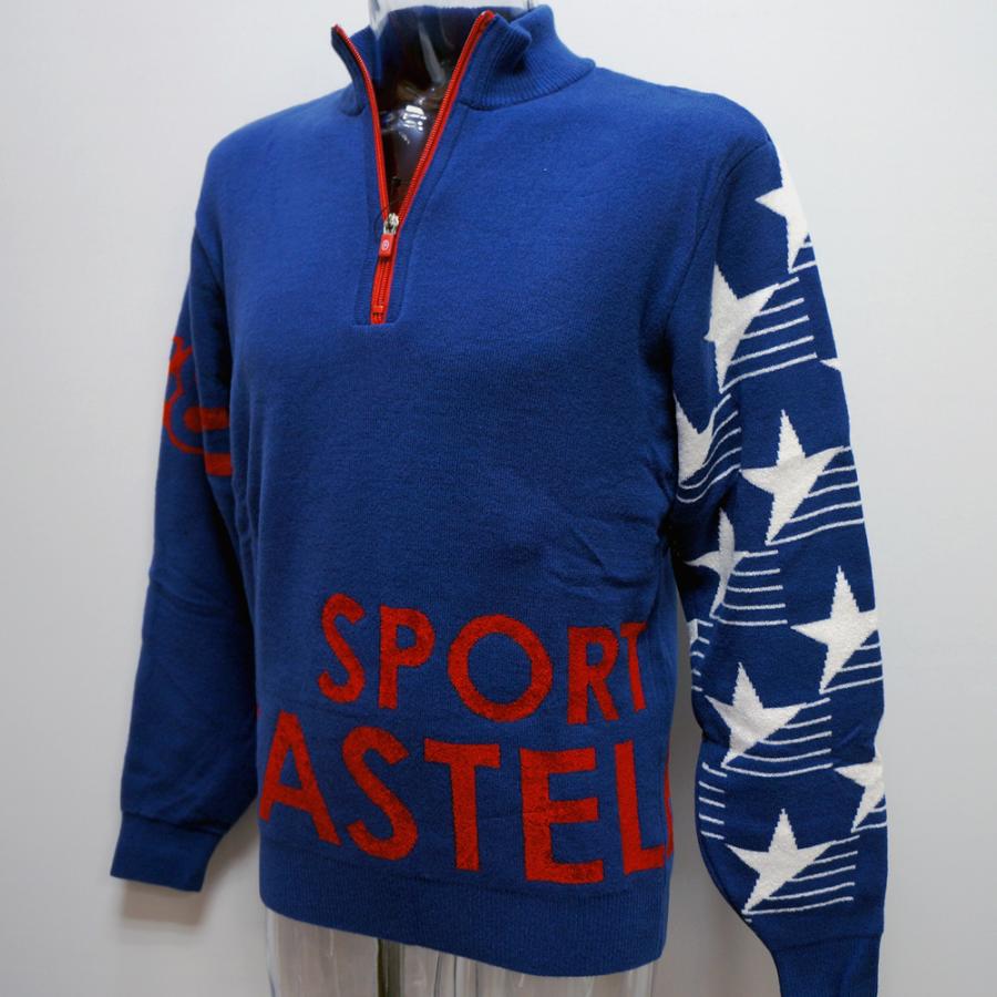 CASTELBAJAC SPORT タートルネックセーター ネイビー（Mサイズ） CASTELBAJAC（カステルバジャック） スポーツ・22 秋冬 AW・新作・ロゴ