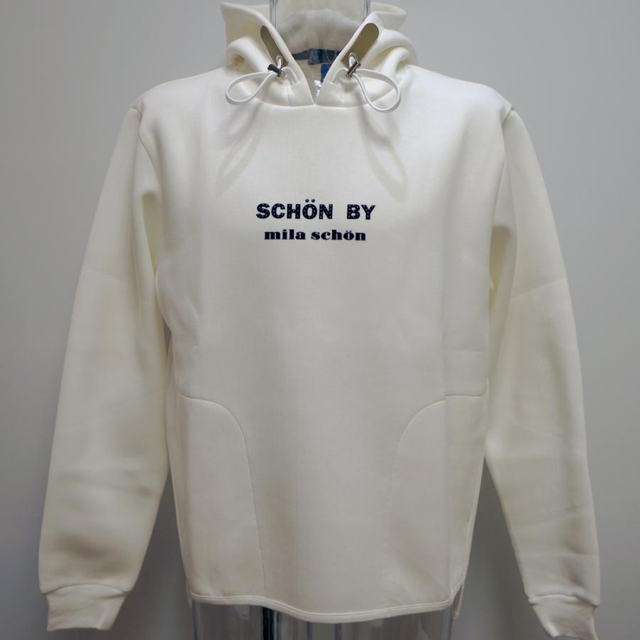 mila schon (schon)by schon・24 秋冬 AW 新作・スタッズロゴ パーカー 