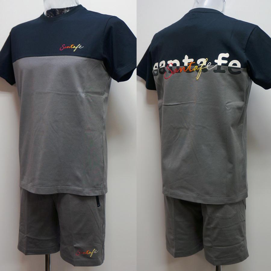 サンタフェ サンタフェ・22 春夏 SS 新作・半袖Tシャツ 短パン 上下(M 