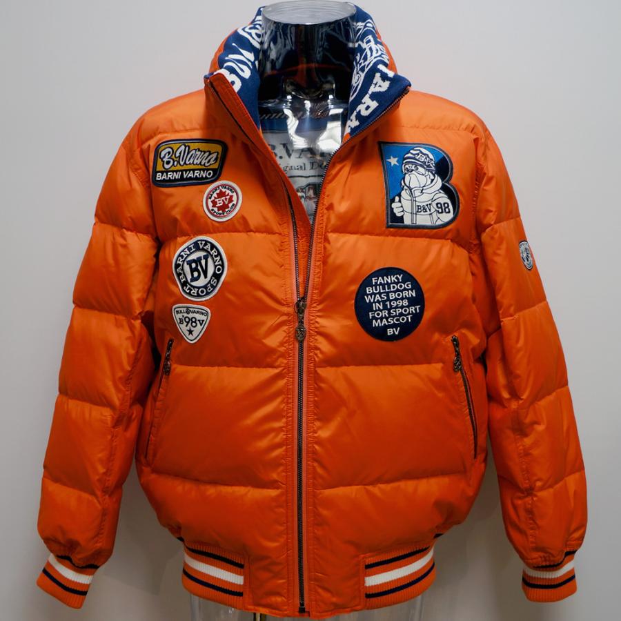 バーニヴァーノ・22 秋冬 AW 新作(L)ブルワッペン ダウン スタジャン(L 