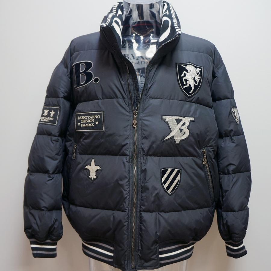 バーニヴァーノ・22 秋冬 AW 新作(3L)ブルワッペン ダウン スタジャン 