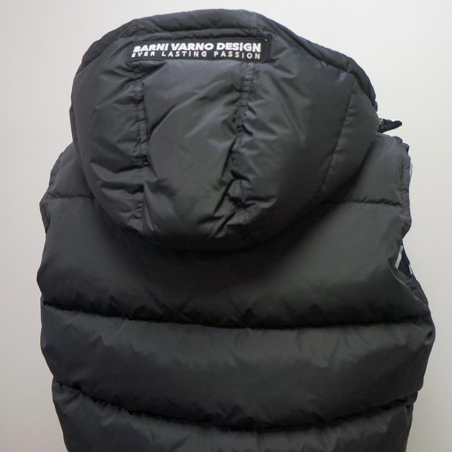 バーニヴァーノ・22 秋冬 AW 新作(M)(L)リバーシブル ダウンベスト(M