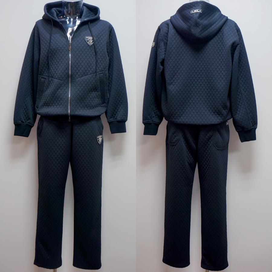 BARNI VARNOバーニヴァーノ　セットアップ　フルジップパーカー上下セット バーニヴァーノ・23 秋冬 AW 新作(M)(L)キルト フルジップ パーカー