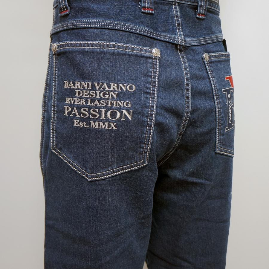 バーニヴァーノ・24 秋冬 AW 新作 BVロゴ刺繍 ジーンズ(85)(88 バーニヴァーノ・24 秋冬 AW 新作 BVロゴ刺繍 ジーンズ(85)(88