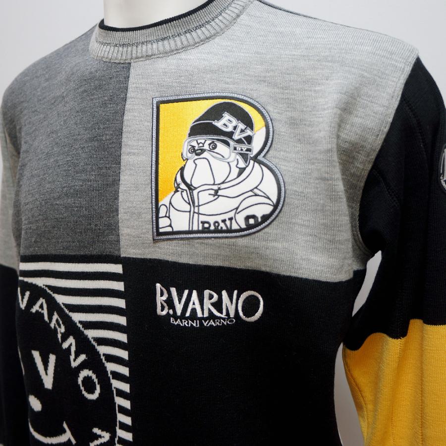 大きいサイズ✨ BARNI VARNO ニットベスト ワッペン ゴルフ 3L 大きい