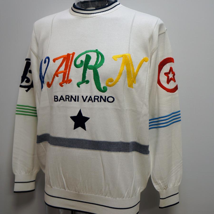 専用品 バーニヴァーノ 薄手 サマーセーターと半袖新品 楽天市場】(SALE)バーニヴァーノ・ロゴ刺繍 長袖 サマーセーター