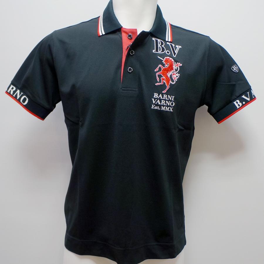 BARNI VARNO バーニヴァーノ　ポロシャツ BARNI VARNO バーニヴァーノ 半袖ポロシャツ (L) メンズ