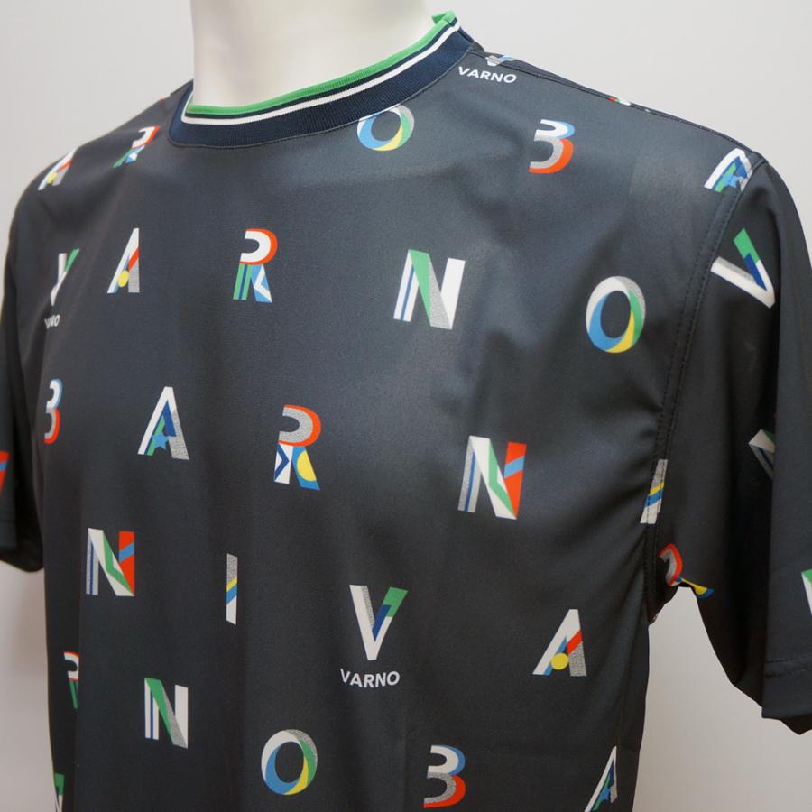バーニヴァーノ・ポリエステル ロゴプリント 半袖 Tシャツ(LL) 25 春夏