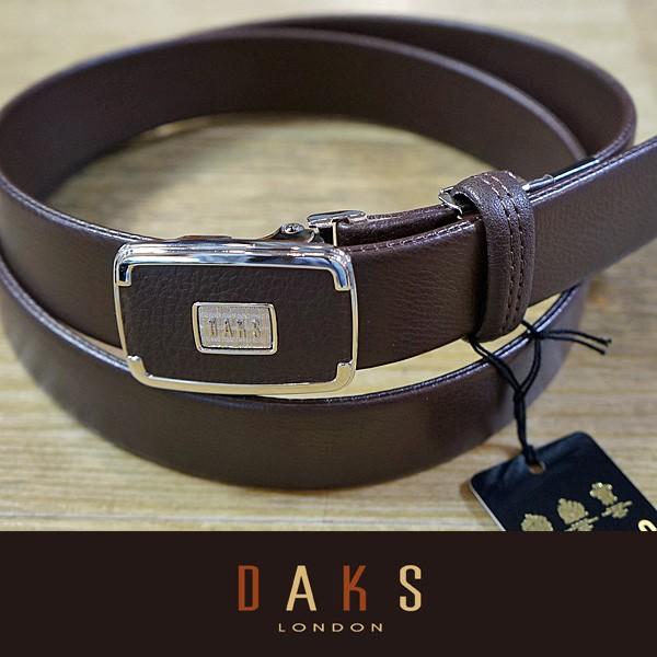 DAKS（ダックス） ベルト バックル式 スライド式 牛革 袋縫無双仕立