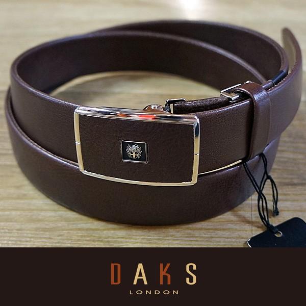 DAKS（ダックス） ベルト バックル式 スライド式 牛革 袋縫無双仕立