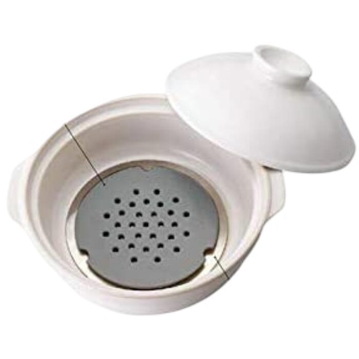 土鍋 光洋陶器 宴 黒（ブラック） 直火・IH対応（陶製プレート使用）#サイズ:8号（2〜３人用）2.6L満水 美濃焼 日本製 しゃぶしゃぶ 陶器 耐熱 おしゃれの画像