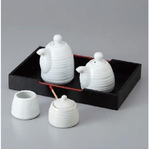 カスターセット 調味料入れ 千段白磁 陶器 陶磁器 和食器 439 52 8f エールネット ヤフー店 通販 Yahoo ショッピング