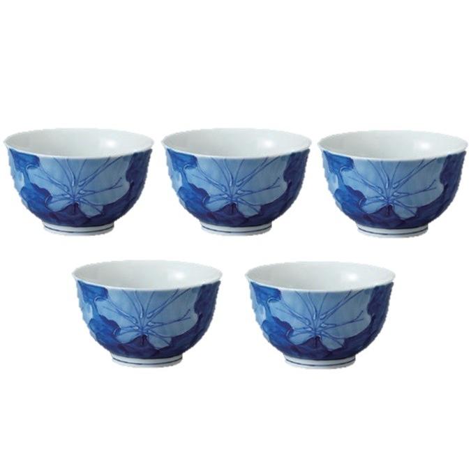 煎茶碗 有田焼 濃葉彩反仙茶 5客揃 千茶碗 湯呑み茶碗 日本製 :4580582693716:エールネット ヤフー店 通販 有田焼 お茶碗、湯呑み各5客