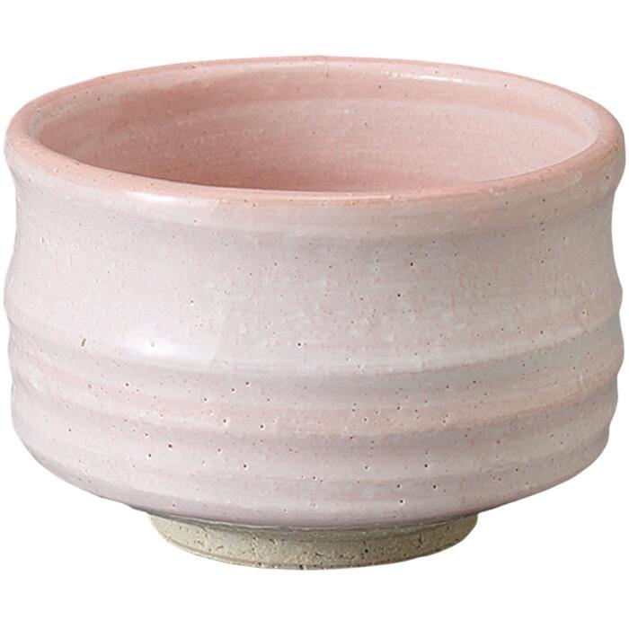 桜志野抹茶碗 美濃焼 日本製 ピンク 抹茶碗 かわいい 茶道具 抹茶茶碗
