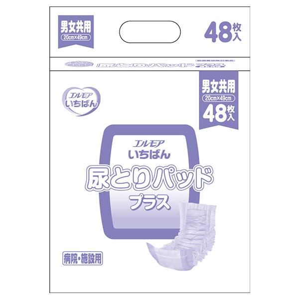 エルモア いちばん 尿とりパッド スーパー 男女共用 475941 48枚入×12袋 カミ商事