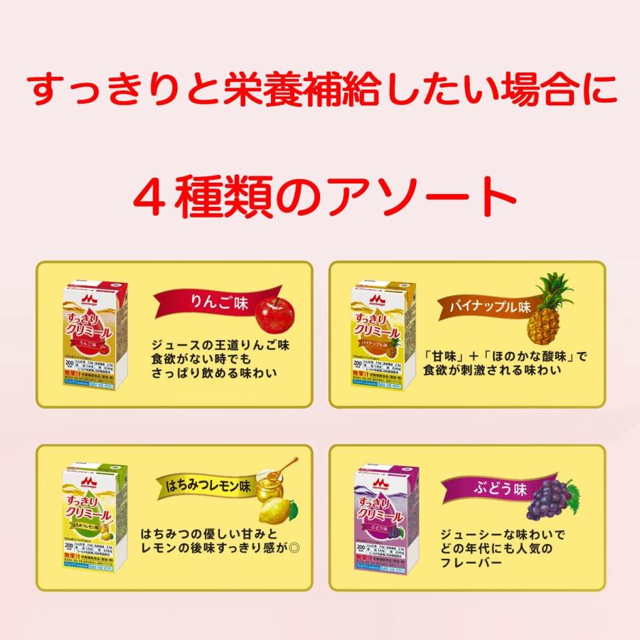 森永 エンジョイ すっきりクリミール ぶどう味 りんご味 125ml×24パック 森永乳業 エンジョイ すっきりクリミール ぶどう味 125ml×24本 657168