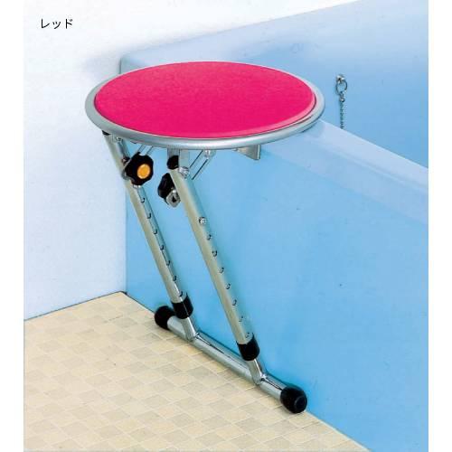 まどか(回転盤付) /レッド/ロータイプ゚ お風呂 入浴 高齢者 介護 まどか 回転盤付き ロータイプ ウィズ : 介護