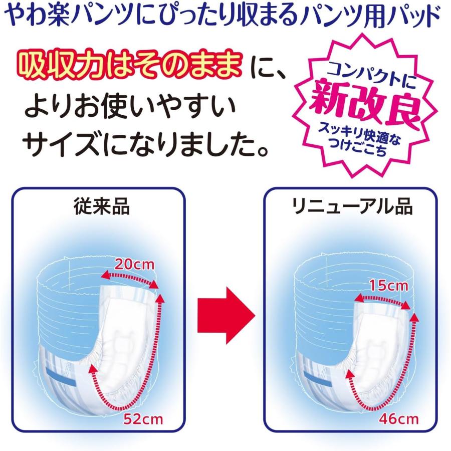 尿とりパッド サルバ 白十字 紙パンツ用 やわ楽パッド 600cc 約4回分 33285 36枚入×2袋｜alemotto｜04