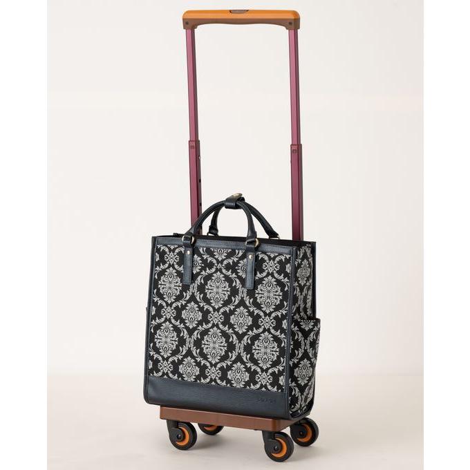 キャリーバッグ おしゃれ 機内持ち込み SWANY スワニー D-543 ダマスコ M18 ブラック 4輪ストッパー付